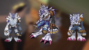 Аниме против Референс бука   – Линейка Габумона (вселенная Приключений Дигимонов 1999 г.)