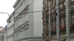 Чехия. Прага. Трамвай номер 14 остановка Na Knížecí