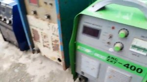 HYL 3 phase 380volts ZX7-400amps welding inverter, testing on single phase 220volts