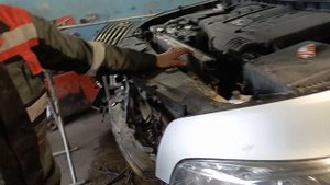 Инфинити QX 56 Как снять передний бампер,  как снять радиаторы.