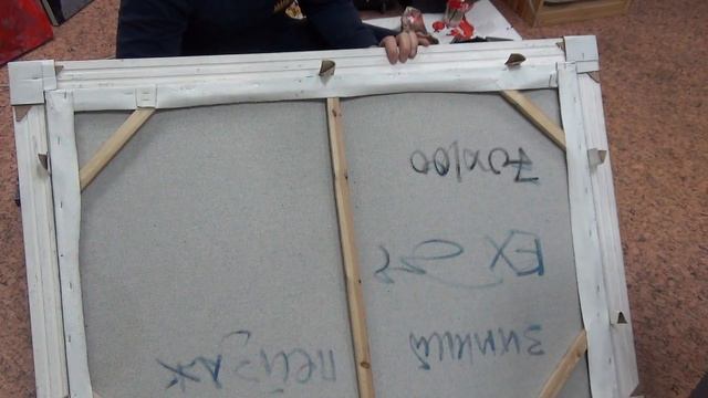 Как вставить картину в раму смотреть онлайн