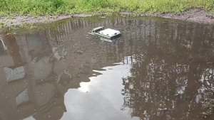 WPL E1 воды не боится