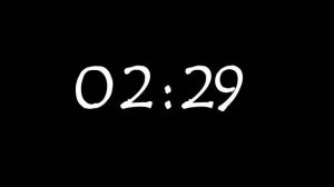 4К Обратный отсчёт - 5 минут (таймер) с сигналом в конце