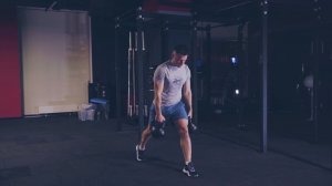 Сплит приседания с двумя гирями/ Dual DB split squat