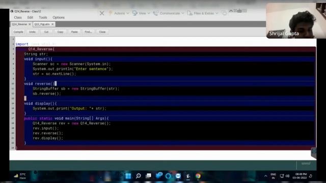 Write a Java Program to Enter a sentence and covert it's word to reverse order | Le Koders смотреть онлайн
