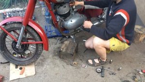 Ява 360 старушка восстановление