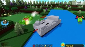 БОЛЬШИЕ ТАНКИ И ГОРОД ТАМПЛИЕРОВ Райдинга в Build a Boat Roblox
