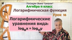 Логарифмические уравнения. Часть 2. Алгебра 11 класс