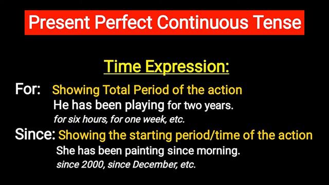 Present Perfect Continuous Tense Made Easy with examples/English Grammar/Young Explorers/Naeem Kasi смотреть онлайн