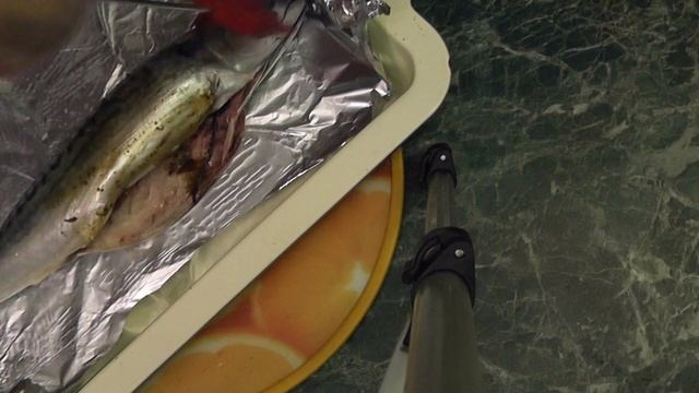 СКУМБРИЯ С АПЕЛЬСИНАМИ В ДУХОВКЕ #Рецепты смотреть онлайн