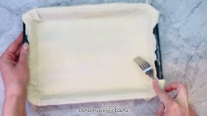 Слоенный Пирог с рикоттой и шпинатом!!Вкусный закусочный Пирог.