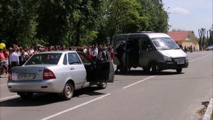Показательные выступления сотрудников ОМОН