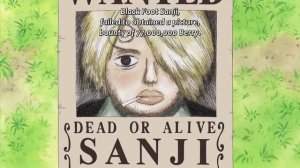 Sanji's First Wanted Poster | One Piece (HD)