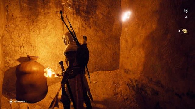 Исследуем пирамиду (гробницу) Хеопса и находим табличку в Assassin's Creed  Origins