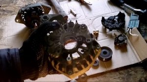 Ремонт генератора на альмере