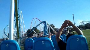 2021 Fury 325 Roller Coaster On Ride 4K POV Carowinds