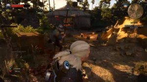 The Witcher 3 - Clearing a bandit camp