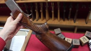 Приклад на заказ и цевье для охотничьего ружья ИЖ-27 и МР-27 20 калибра из "Тигрового" ореха