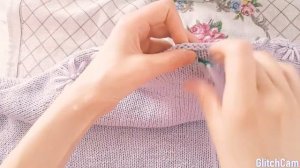 Вышивка на вязаных изделиях