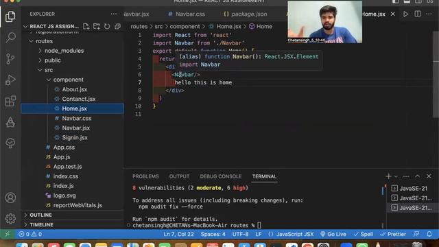 Add routing in the navigation bar using react js смотреть онлайн