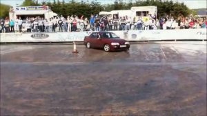 Ford Sierra burnout drift