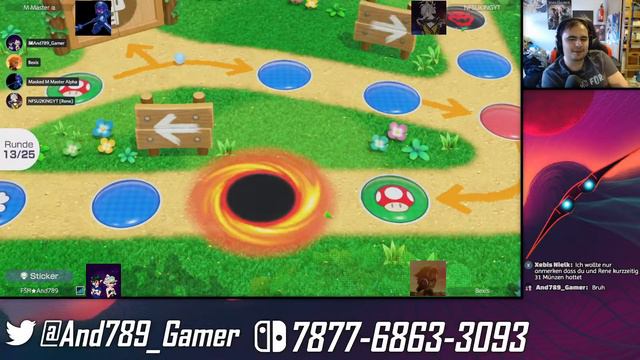 German/Deutscher Community-Livestream Mario Party Superstars mit @Nfsu2kingyt + Online-Freunden! смотреть онлайн