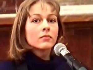 Выступление Сергея Никитина и других выпускников на ФизФаке МГУ. Март 2002 года
