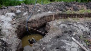 Дренаж на заболоченном участке.