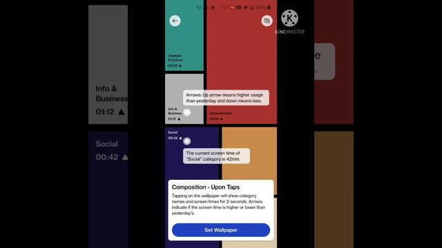 1+ OnePlus 🆕 app wellpaper - A digital wellbeing live wallpaper