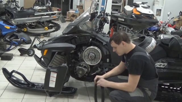 Бодро и правильно меняем ремень вариатора смотреть онлайн