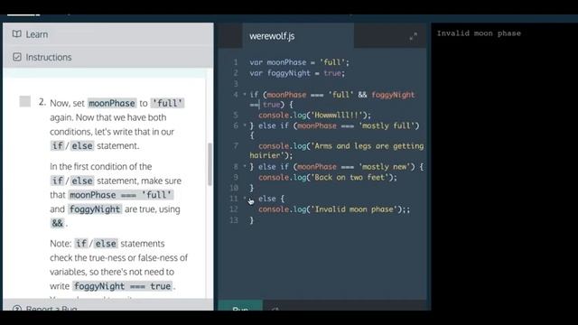 Learn Javascript, Logical Operators, codecademy, Javascript Tutorial