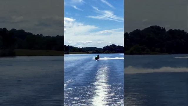 Lake fun on the Kawasaki STX 160LX