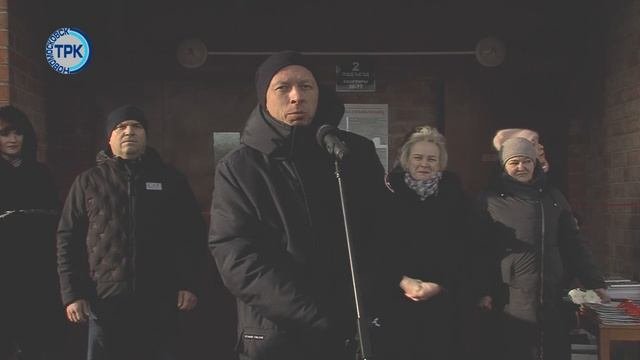 Вручение ключей новосёлам