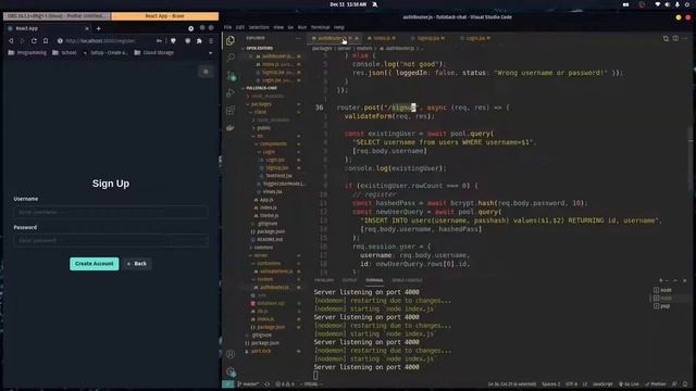 Authentication in React with NodeJS and PostgreSQL - Part 6