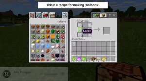 MINECRAFT: HOW TO MAKE BALLOON | ALSA HONGGO