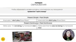 АНГЛИЙСКИЙ ЯЗЫК ОГЭ - Косвенная речь