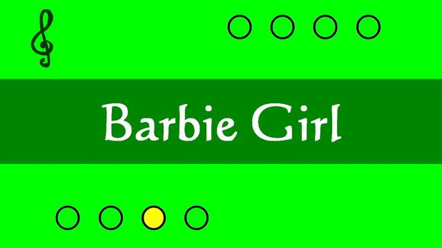 Barbie Girl - Aqua - Free Sheet music Download смотреть онлайн