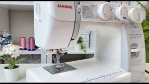 Регулятор давления лапки на ткань, на примере Janome RS2019S