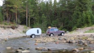 Нива с прицепом-каплей "Енисей"