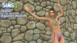 The Sims 4 Stand Against Wall Animations (Glamorous Moves Female) - Download