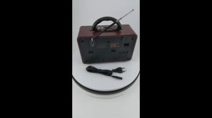 Радиоприёмник MEIER M-113BT в стиле "Ретро", с пультом ДУ, USB, Bluetooth