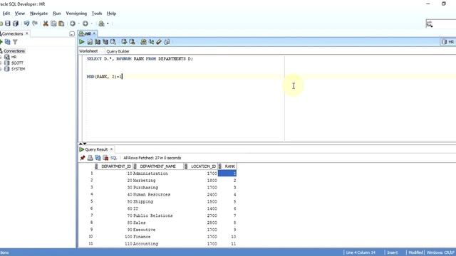 ORACLE SQL INTERVIEW QUESTION : HOW TO SELECT ODD OR EVEN ROWS FROM A TABLE IN ORACLE смотреть онлайн