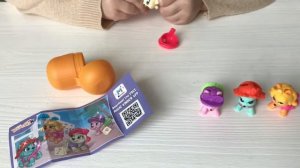 Киндер сюрпризы серии Youmitik, собачки на шопинге.