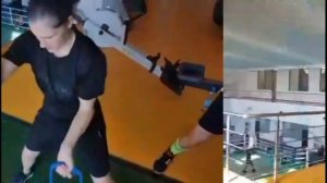 Упражнения с Эвник на боковые удары и апперкоты