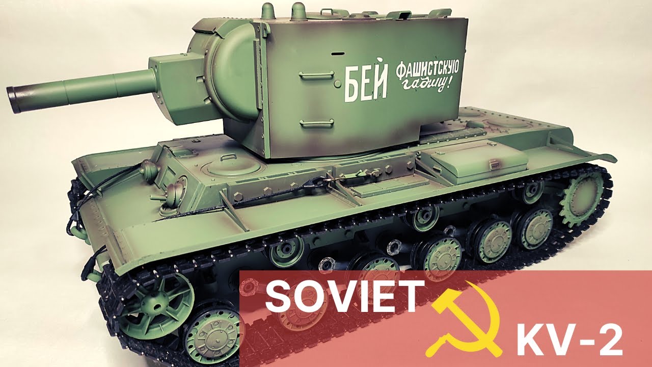 Обзор радиоуправляемого танка КВ-2 смотреть онлайн
