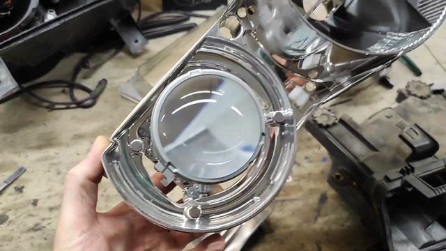 Как улучшить свет фар на BMW 3 E46 тюнинг фар. смотреть онлайн