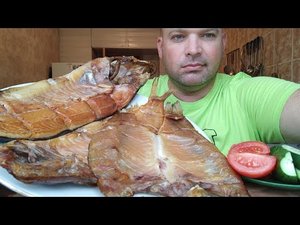 МУКБАНГ БАЛЫК толстолобик, судак и жерех/ОБЖОР рыбный