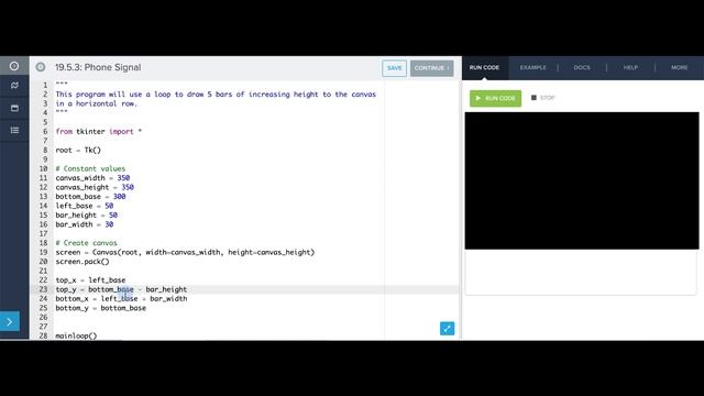 5 Python Graphics- Creating Graphics using Loops