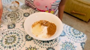 6 year old making Easy and Tasty Chocolate Cake in 2 min, microwave cake, eggless chocolate cake