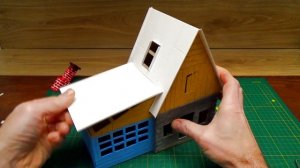 Как сделать домик из мультфильма ПРОСТОКВАШИНО. ДОМИК ИЗ КАРТОНА своими руками. DIY.